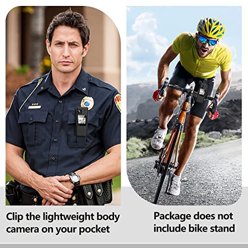 Hoestr 64Gb Body Camera With Audio, 1080P Police Body Cam With 180° Rotatable Lens And Upgrade Rotate Clip, Body Worn Camera For Delivery Riding Indoor #TOP4