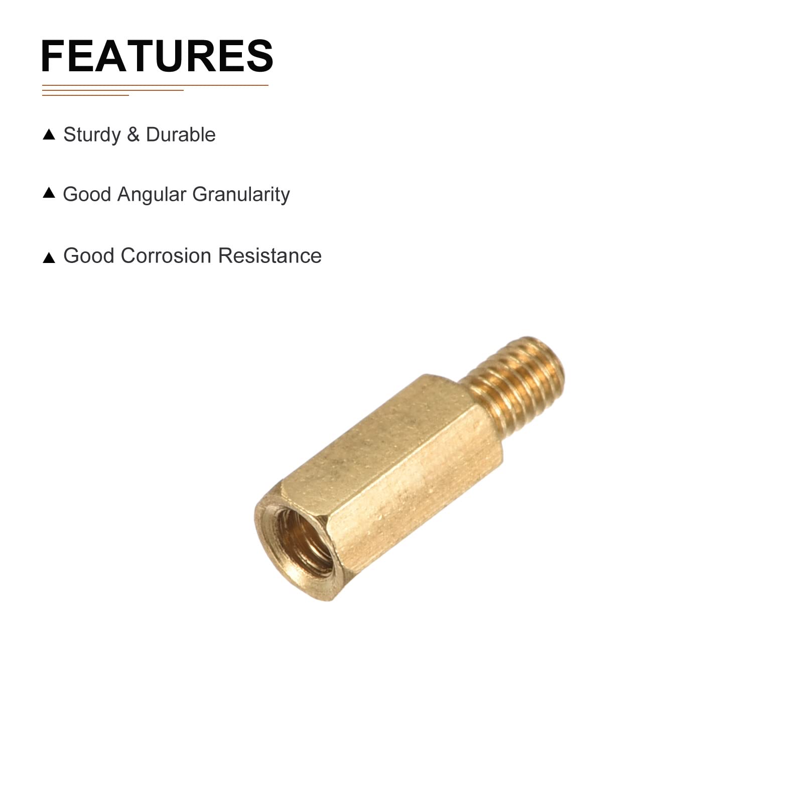 DTGN M4x12x6mm(DxHLxML) - Brass Hex Standoff -25Pack- Good for Electronic Machine - Male to Female Spacer Screw Nuts - Image 3