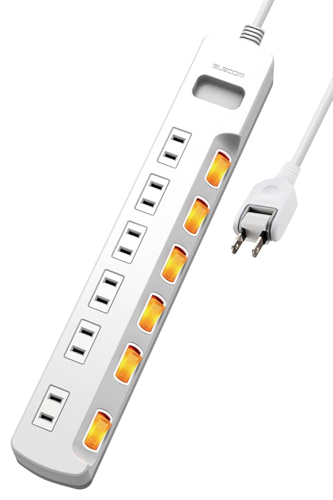 t@k6枚セット Amazon.co.jp: 【マグネットセット】 エレコム 電源タップ