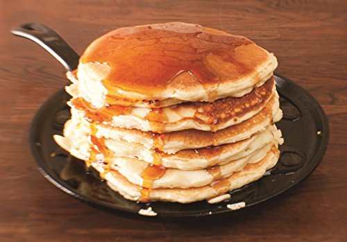Image of Lodge Round Seasoned Cast Iron Griddle - Round-Shaped, Pre-Seasoned Iron Griddle Pan - Non-Toxic, PFAS-Free Cookware - Compatible with Stovetop, Oven, Grill, or Campfire - 10.5 Inches (Pack of 5)