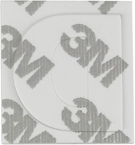 Miniatura 5 de DNA Motoring EM-L-Letter-Y-BK - Calcomanía de metal con letra negra para automóvil, camión, motocicleta, logotipo - Y