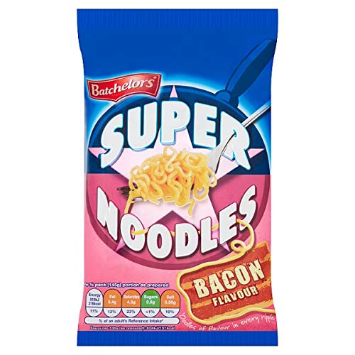 Batchelors Super Nudeln (Speck, 3 x 90 g)