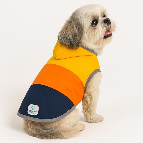 Zoivane Raincoat for Dogs – Easy Fit S | Waterproof | Harness-Friendly | Premium Comfort