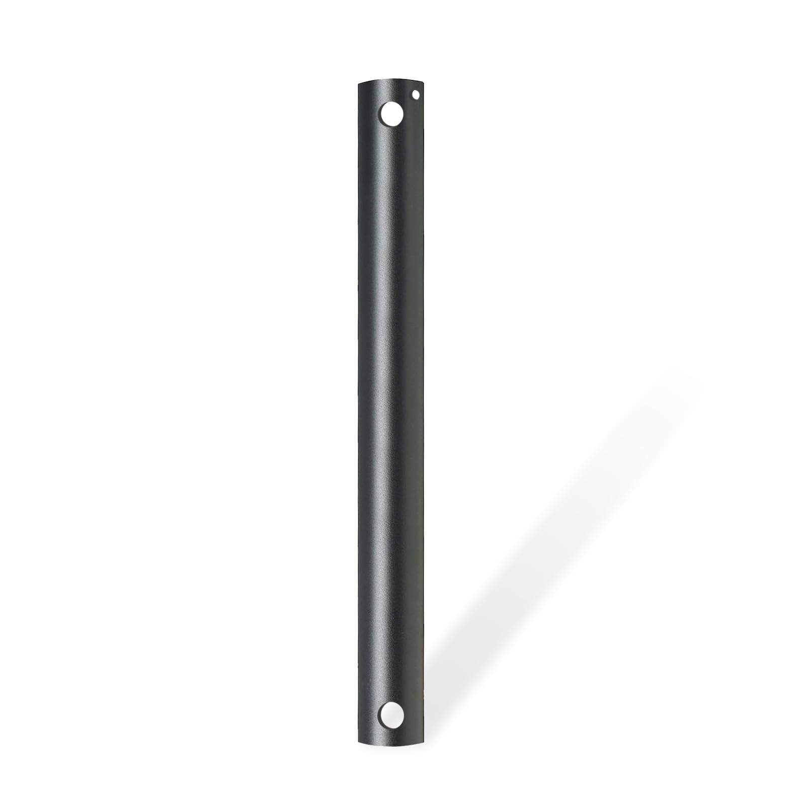 Photo 1 of 24-Inch Ceiling Fan Downrod, 2-Foot Black Ceiling Fan Extension Rod, 1-Inch OD, Ceiling Rod for Various Fans (Only Fans Boom, No Thread & Cord)