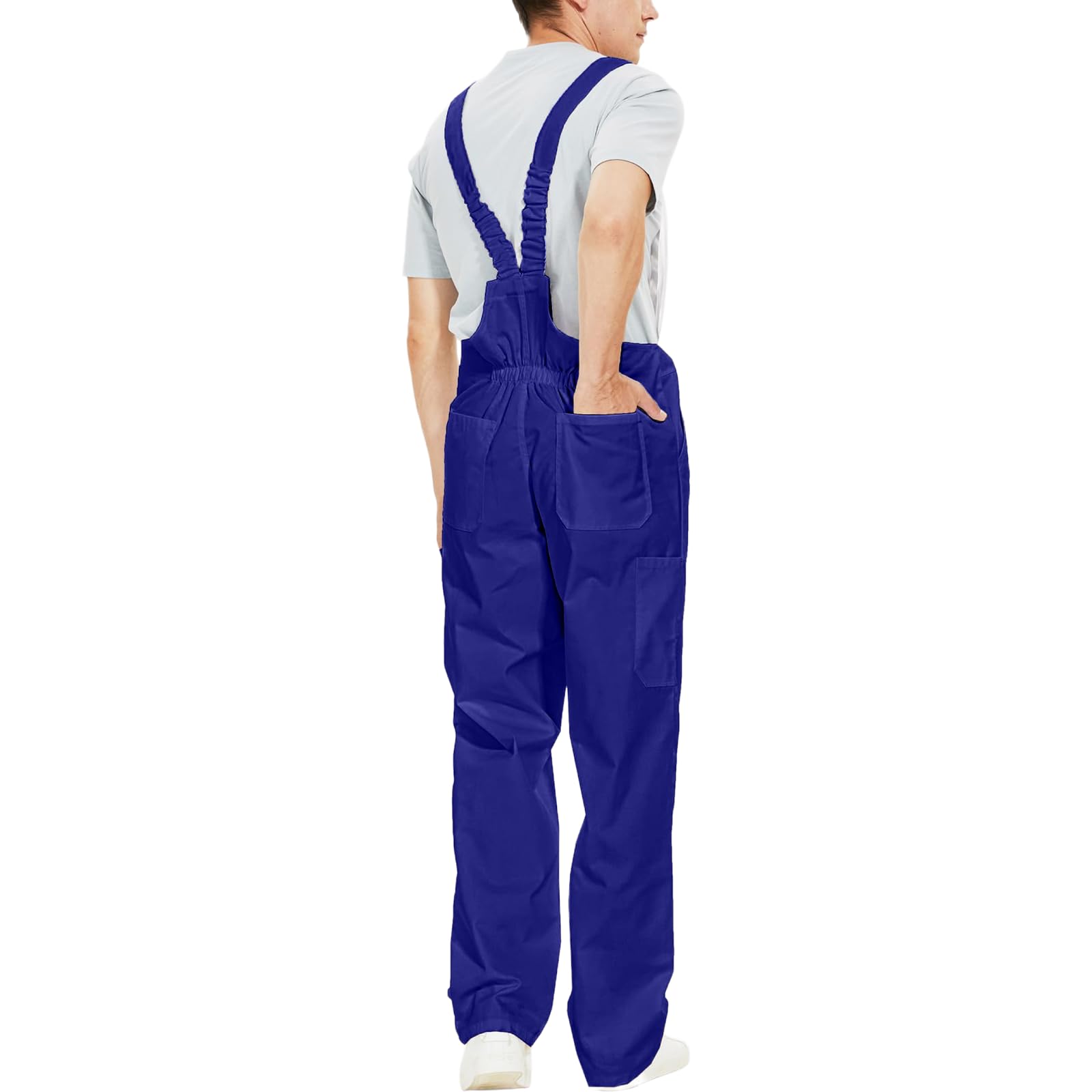 WORK IDEA Peto de trabajo para hombre Multi Pocket Technology - Peto de trabajo para hombre