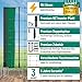 VOSS.farming farmNET+ Schafnetz, 25m, 2 Spitzen, 90cm Netzhöhe, grün, Elektrozaun-Netz, Lämmer, Schweine, Ziegen, Geflügel, Hunde
