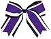 Jumbo 3 Color Hair Bow Purple