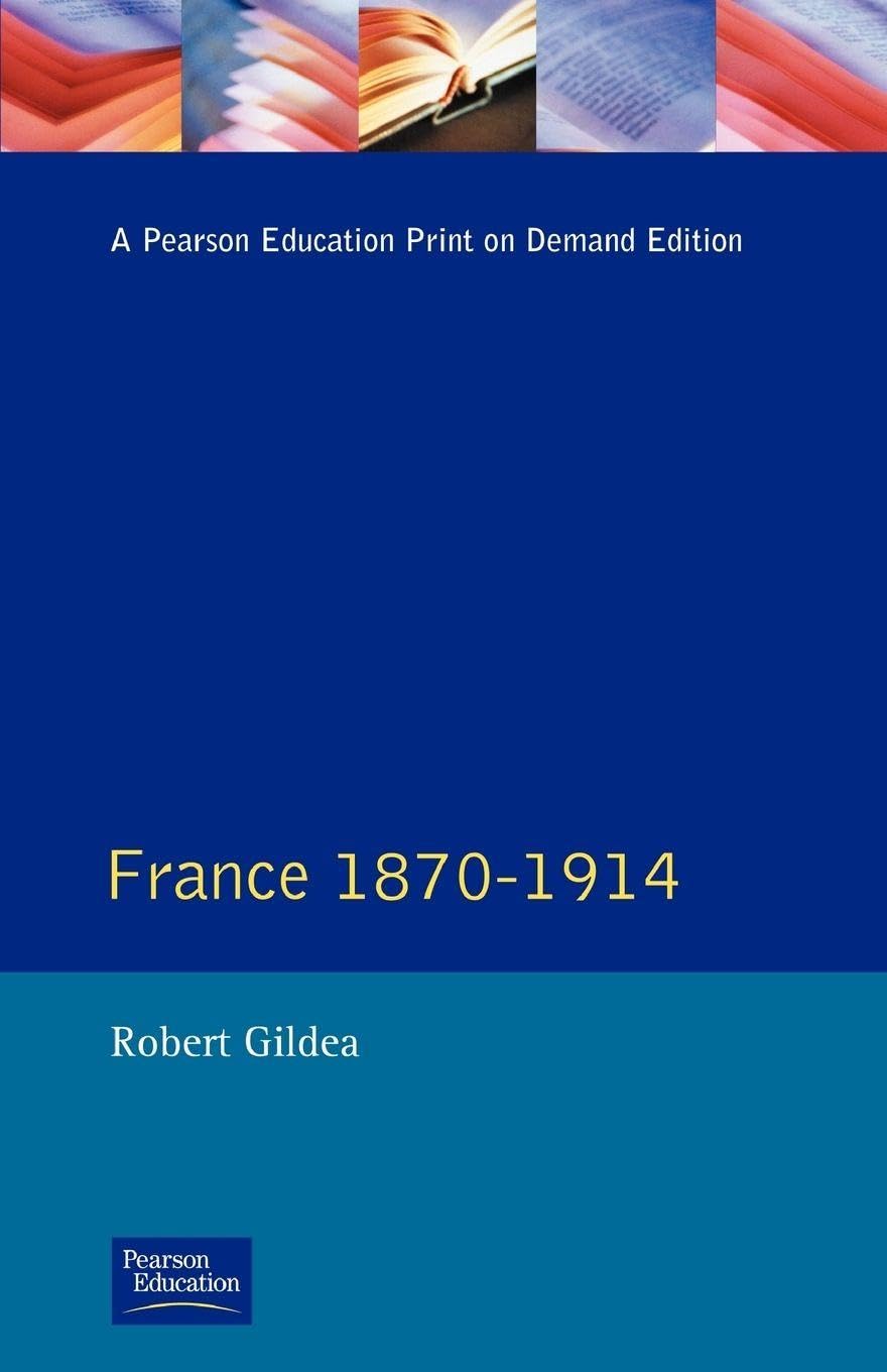 France 1870-1914 (Seminar Studies In History)