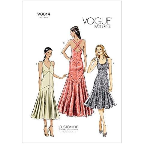 VOGUE PATTERNS Vogue Sewing Pattern V8814A50, paper, Various, A5 6-8-10-12-14 Cover