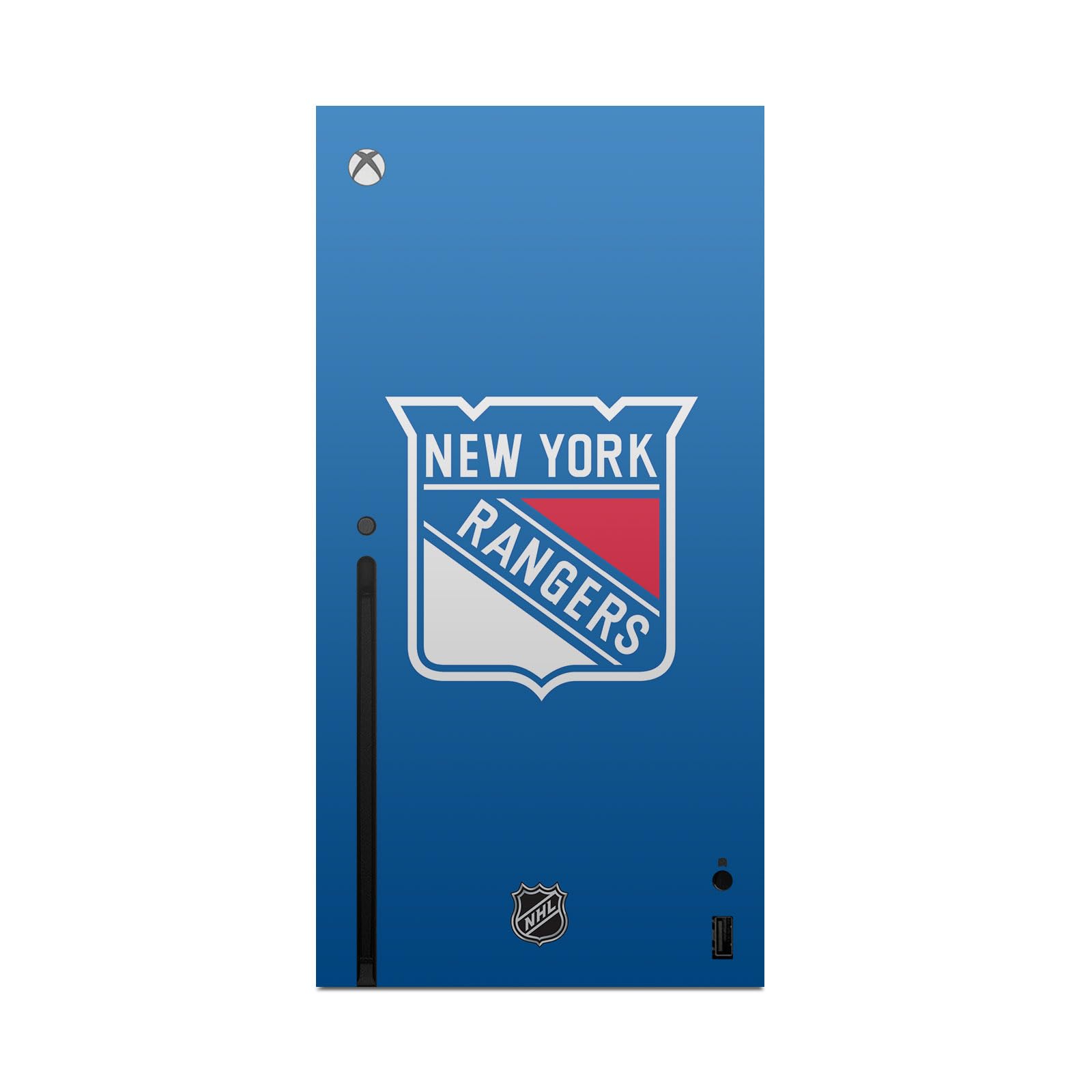 Head Case Designs sous Licence Officielle NHL Plaine New York Rangers Vinyle Autocollant De Jeu Peau Autocollant Couverture Compatible avec Xbox Series X Console