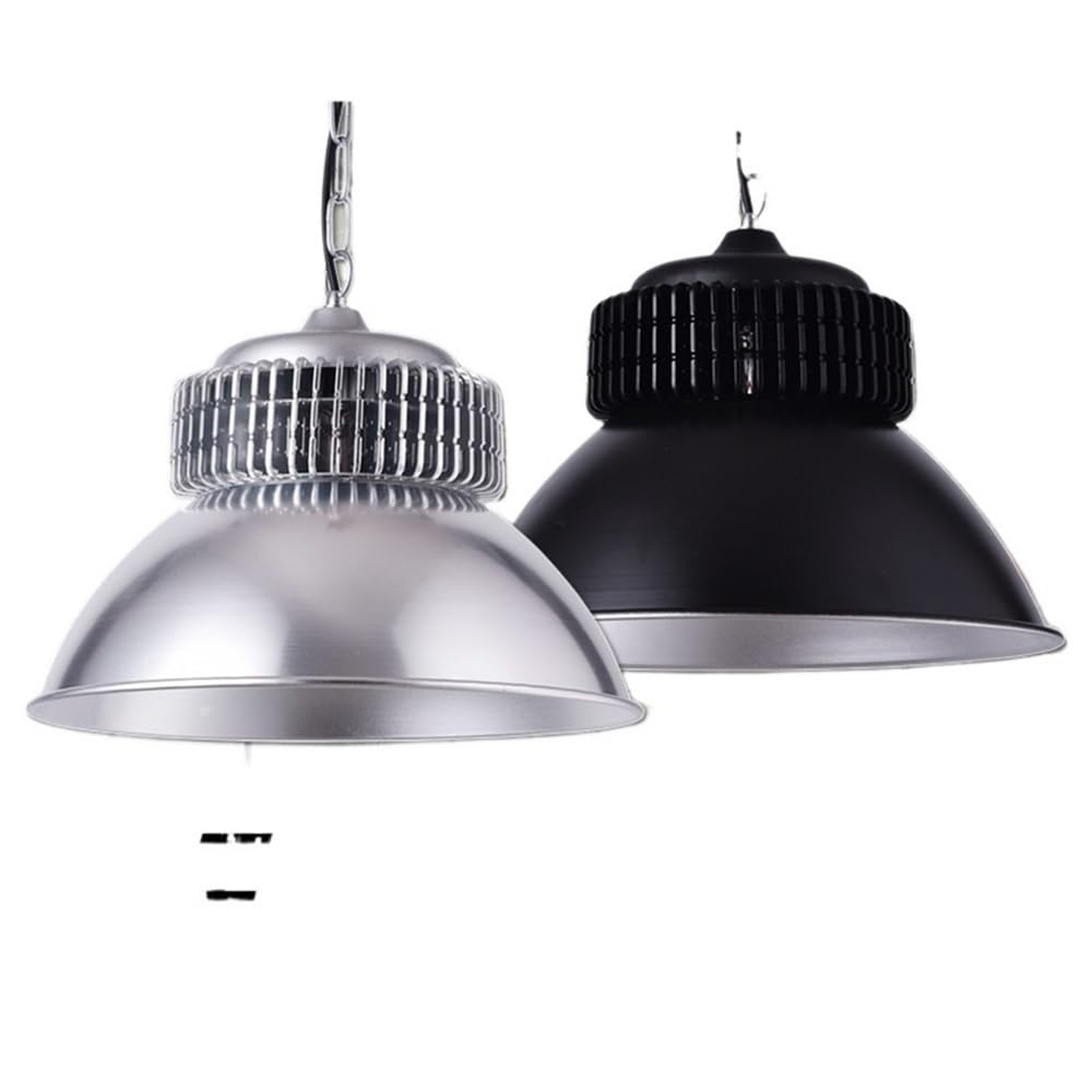 EMFYL lampadine 4 pz/lotto Luce Mineraria Alettata 100 w/150 w/200 w/300 w Baldacchino High Bay Pitch Luce Officina Della Fabbrica luce Della Fabbrica Ha Condotto La Luce Mineraria ( Colore : Silver C