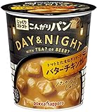 407円お得!ポッカサッポロ じっくりコトコト こんがりパンDAY&NIGHTバターチキンカレー カップ ×6個