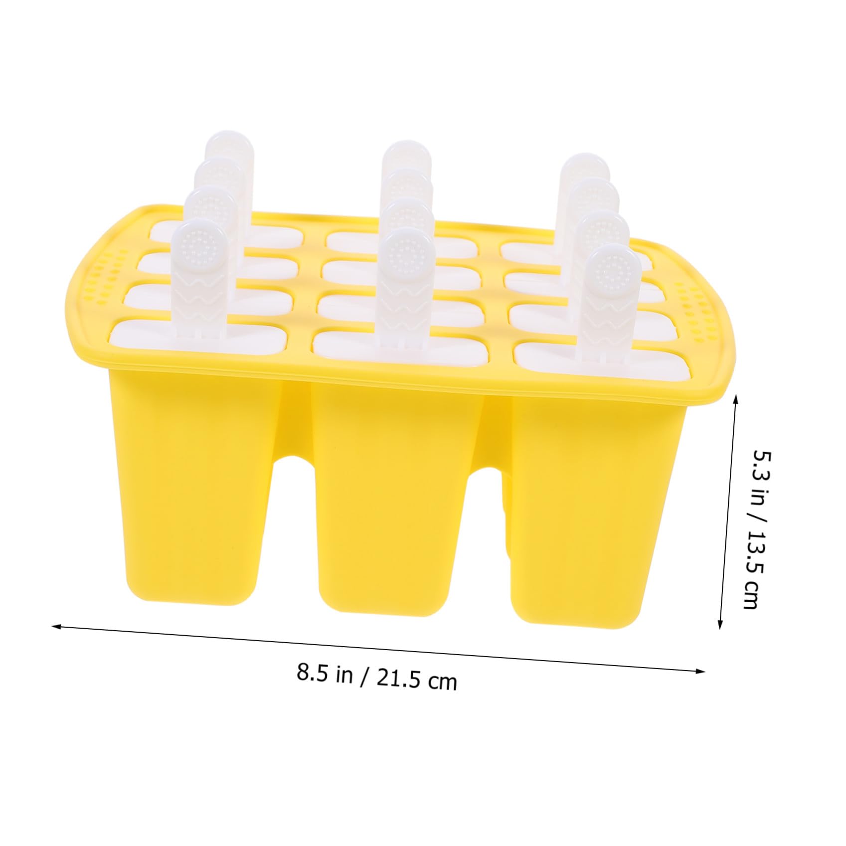 Moule à Glace en Silicone, 12 Compartiments, pour Fruits et Pâtes, Usage Maison ou Hôtel, pour L’été, Lot de 1 Set de Set
