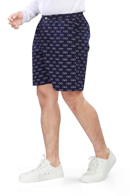 Image of UNOseven Shorts for Boys - 100% Cotton Printed with Side Pockets - Available from Size 7 Years to XL