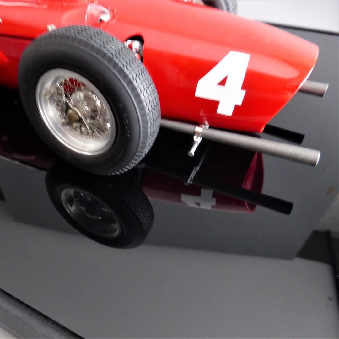 Acryl Vitrine für Modellautos im Maßstab 1:18, glänzender hochwertiger Schaukasten Handarbeit aus Acrylglas, Plexiglas Box Aufbewahrung für Sammlerstücke, Miniaturmodelle glänzende Bodenplatte
