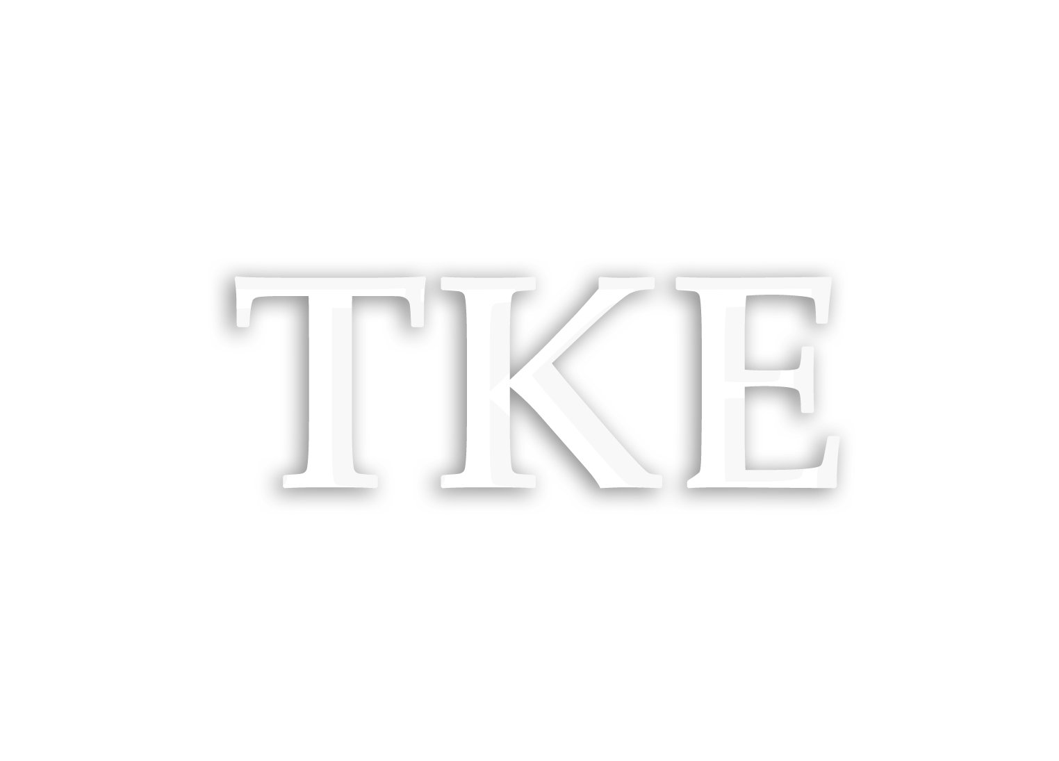 Mallory HolleOfficially Licensed Tau Kappa Epsilon 8" x 3" Window Decal - White