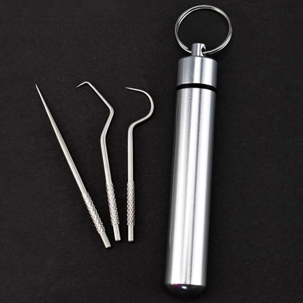 Porta stuzzicadenti vetro liscio con tappo inox Montini-825