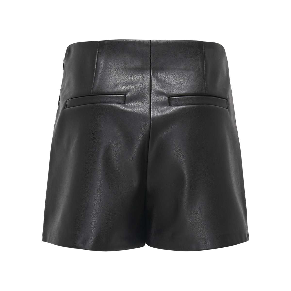 ONLY KIDS Mädchen Rock KOGMIST-AMILI MW FAUX LEATHER SKORT PNT (DE/NL/SE/PL, Numerisch, 146, Regular, black)