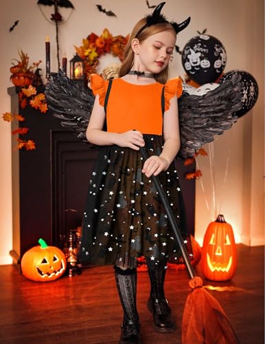 Image of Arshiner Toddler Tutu Dress Little Girls Fluffy Summer Dresses Casual Party Tulle Sundress for Kids 2-6Y