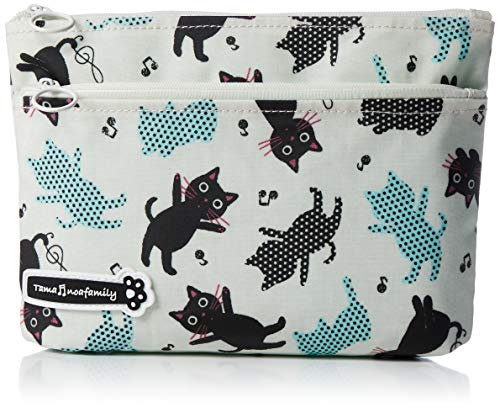 音たまダブルジップポーチ A862 アイボリー