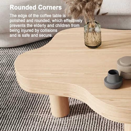Table basse en forme de nuage montage facile pour salon design