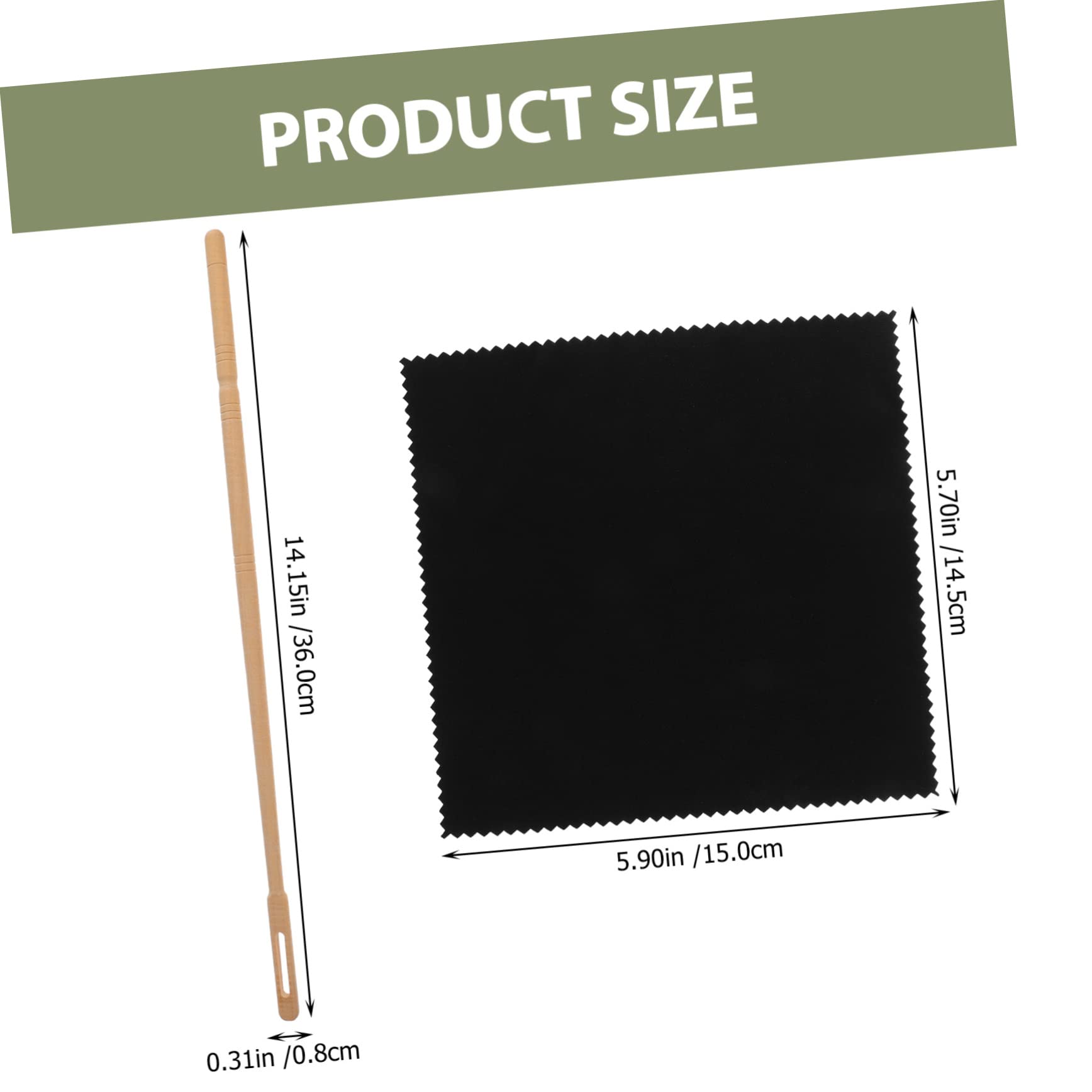 JOINPAYA Super Soft Flute Cleaning Cloth Rod Musical Instrument Care Kit for Flute