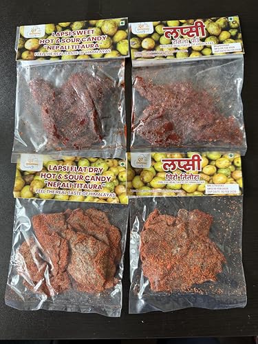 Authentic Nepali Titaura Lapsi Hog Plum Titaura Hot & Sour Chili Pau With Sweet/Spicy Mix Candy...