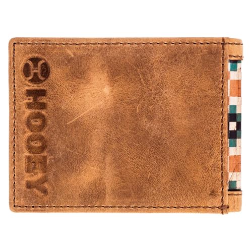 Image of HOOEY Takoda Front Pocket Bifold Wallet (Tan /Aztec)