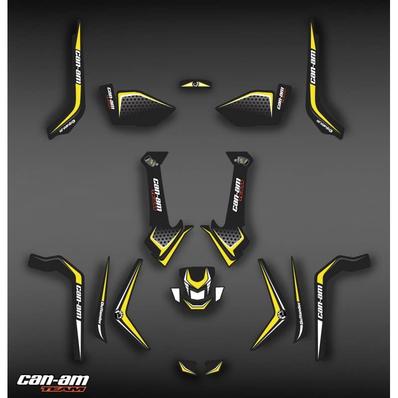Kit décoration Light X Can Am Outlander G2 IDgrafix pour rénover des plastiques usés
