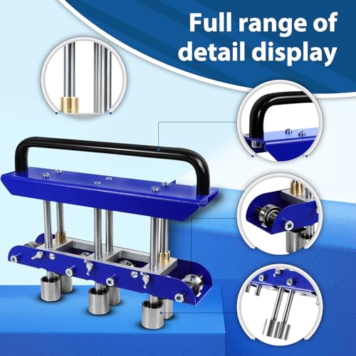 Three-Station Edge Roller ，sheet metal edge roller for Metal Roofing Materials at 0-90 ° Bending Angle Fit for 29 to 22-Gauge Steel,Making 5/8" to 4" (16 to 102 mm) Bends.