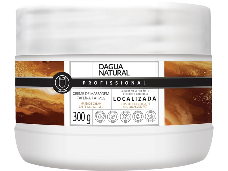 D'AGUA NATURAL Creme De Massagem Cafeína 7 Ativos D'Agua Natural