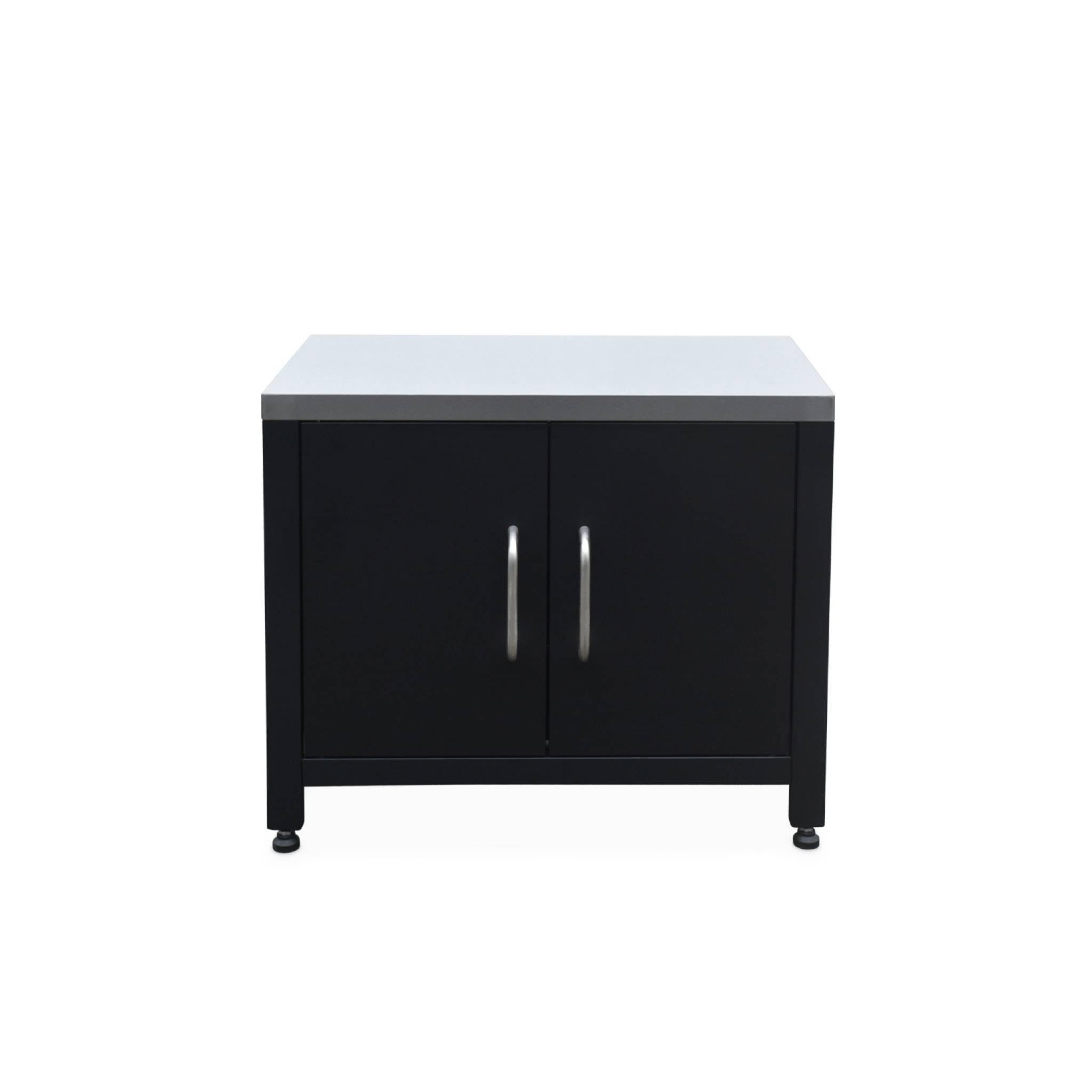 sweeek - Meuble de cuisine extérieure en acier L80cm
