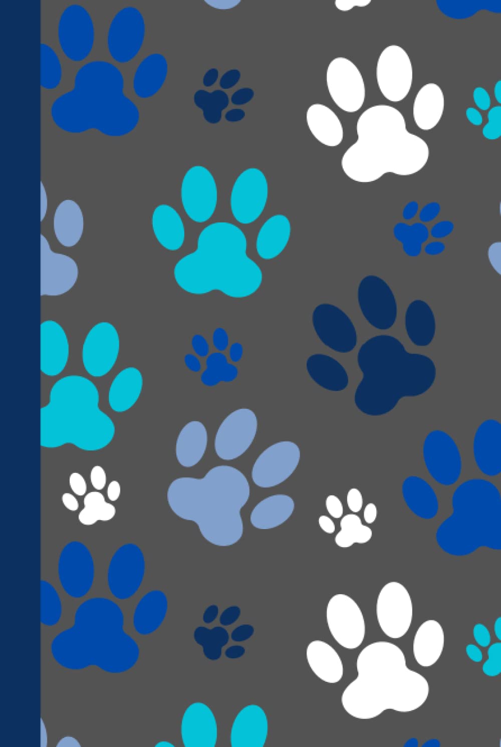 Notes: Hardcover Password Book Cleverly Disguised With Beautiful Design / Dog Cat Pet Paw Print Pattern Cover / Hardback Discreet Internet Username and Login Logbook / Alphabetical Tabs Large Print