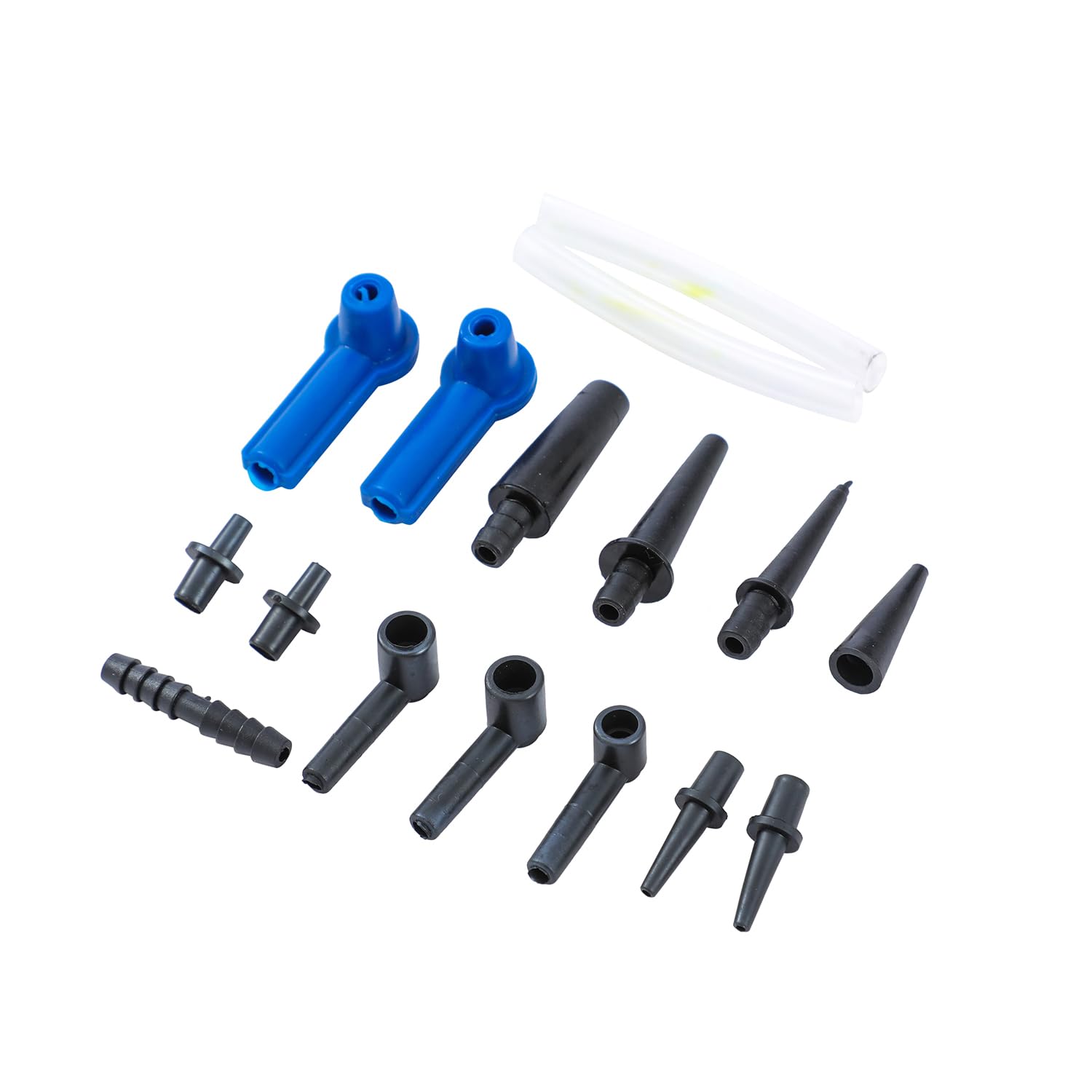 KATSU Tools Kit di spurgo pneumatico del liquido dei freni, 2 litri, con bottiglia di riempimento da 1 litro, adatto per la maggior parte dei sistemi frenanti standard e ABS, per auto, camion