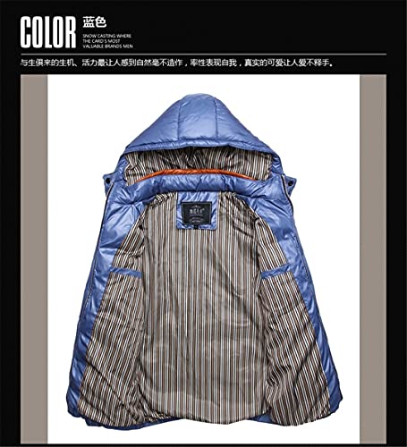 Uomo Inverno Caldo Piumino Casual Parka Imbottito