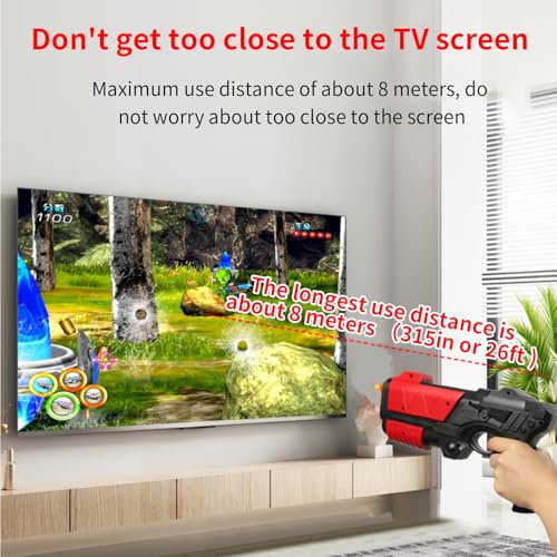 Damcoola Game Console with 900+ Games, TV Retro Video Game Console for Kids & Adults, Game Box with AR Gun Games,2 Handheld Wireless Game Controllers, Plug& Play, Toy Gift for Boys and Girls Age 3 + - Image 5
