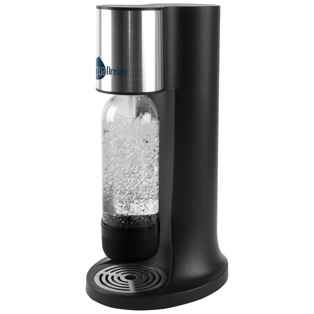 AquaDream Aireador de agua para burbujear | con gas y sifón de agua, color negro