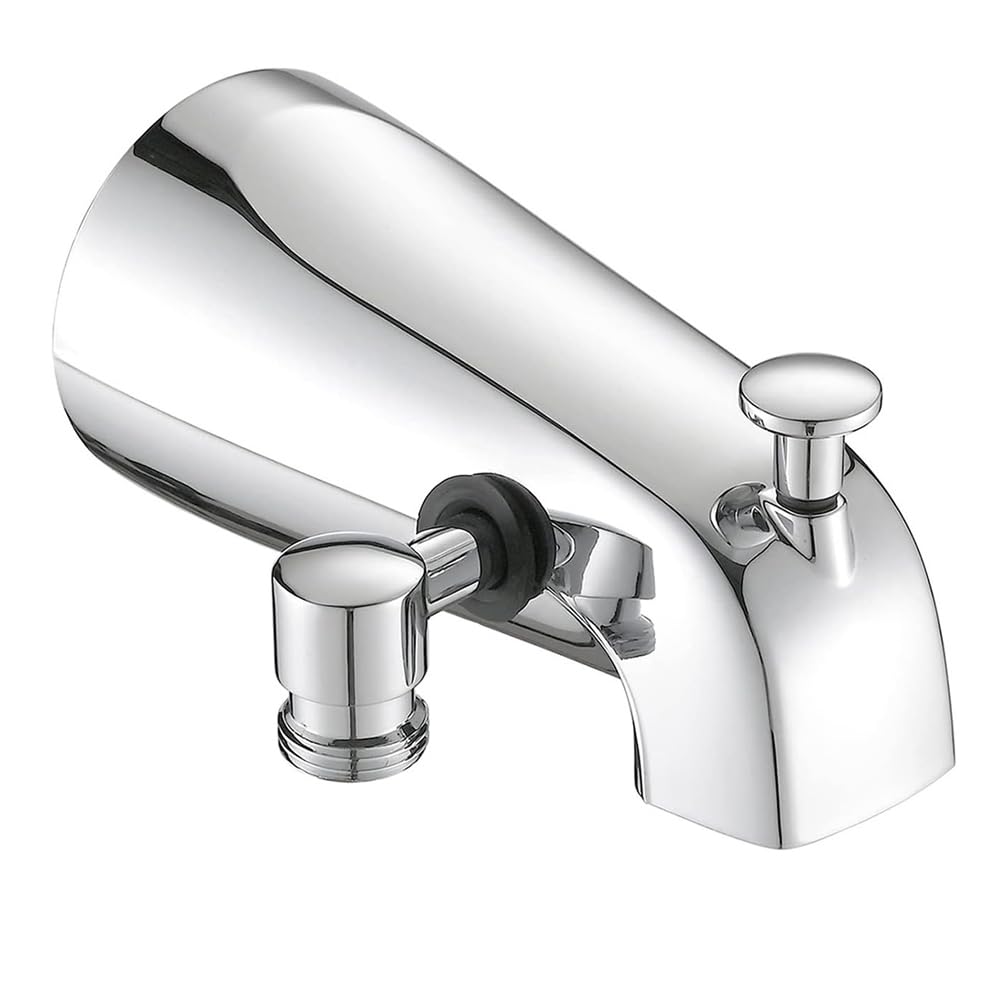 Jnfidosr Slip On Tub Spout With Diverter For Spray Head,Bathtub Faucet Tub Spout,Bath Tub Faucets Spout Replacement,Shower Tub Spout With Diverter For Handheld Shower Head Sprayer Hose Chrome