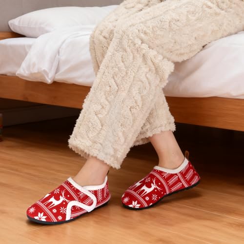 Image of Ibeauti Women Mens House Slippers Lightweight Comfy Barefoot Slipper Socks Rubber Sole House Shoes for Indoor /Outdoor Bedroom Travel