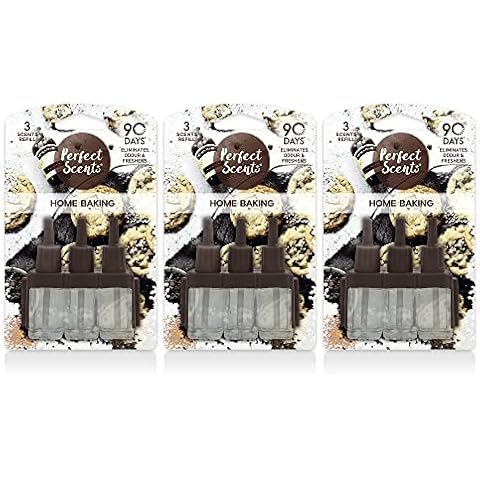 3 X Perfect Scents 3 Scents Home Baking Air Freshener Refill - Compatible with 3volution 20ml (3 Pack) Cover