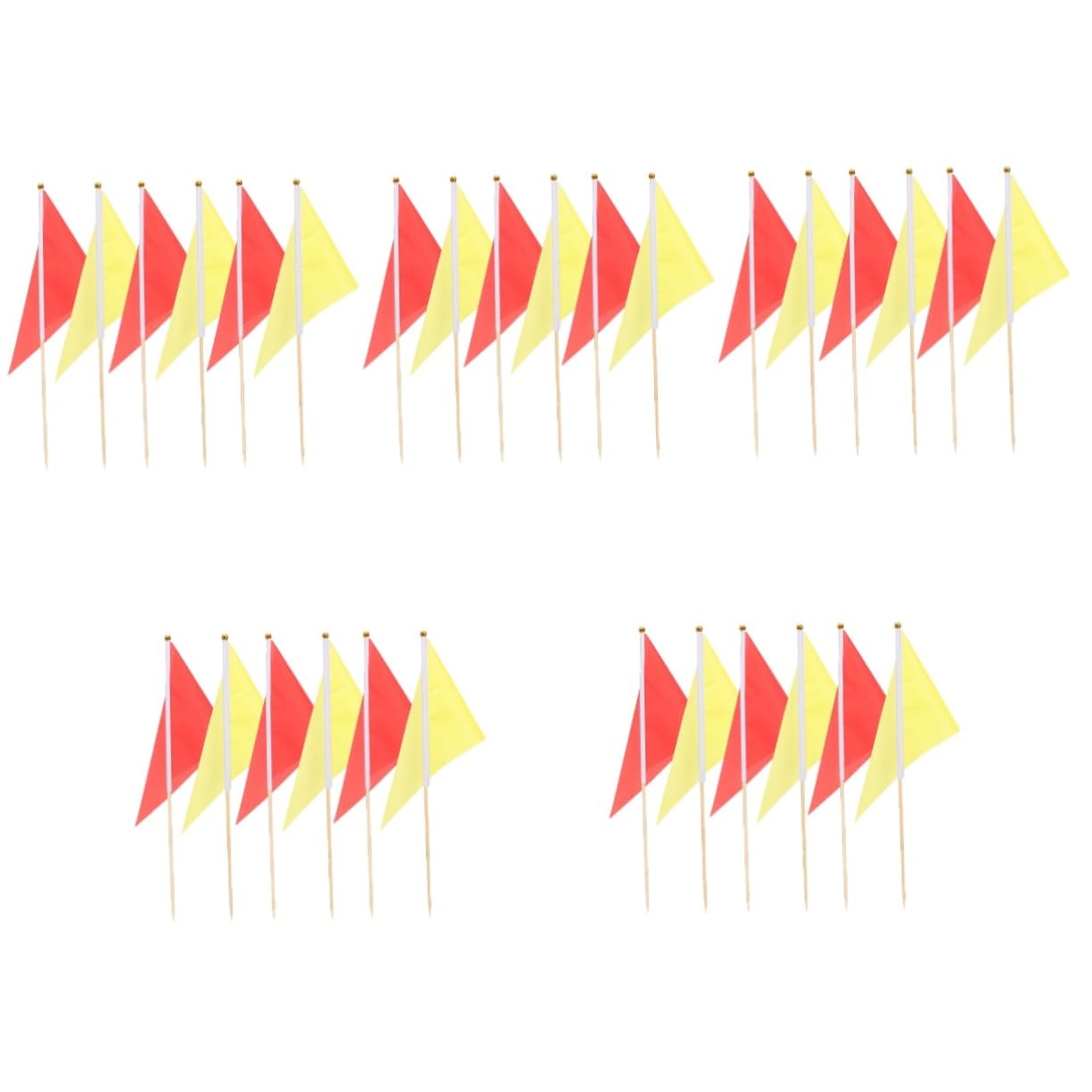 Drapeaux de marquage de construction pour éviter les erreurs de tonte