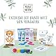Miniwerk Bio Knete Set Kinder 4x 100gr., Geschenk Mädchen & Jungen 4 5 Jahre – Knete ab 2 Jahre ungiftig und vegan – Schultüte Füllung & Kindergeburtstag (Rot, Blau, Grün, Gelb), Softknete