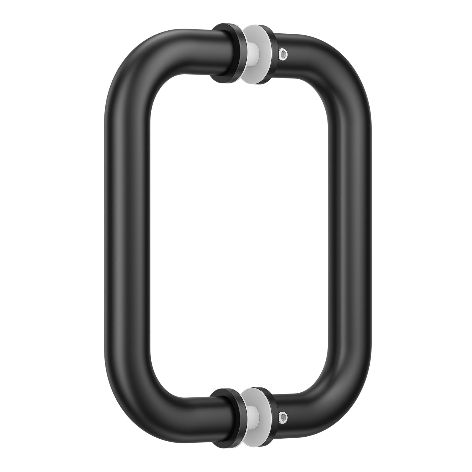 Maniglia Per Porta Scorrevole In Vetro 10 Mm – Acciaio Inox AISI 316 Lucido, Lunghezza 400 Mm, Da Incollare Con Silicone