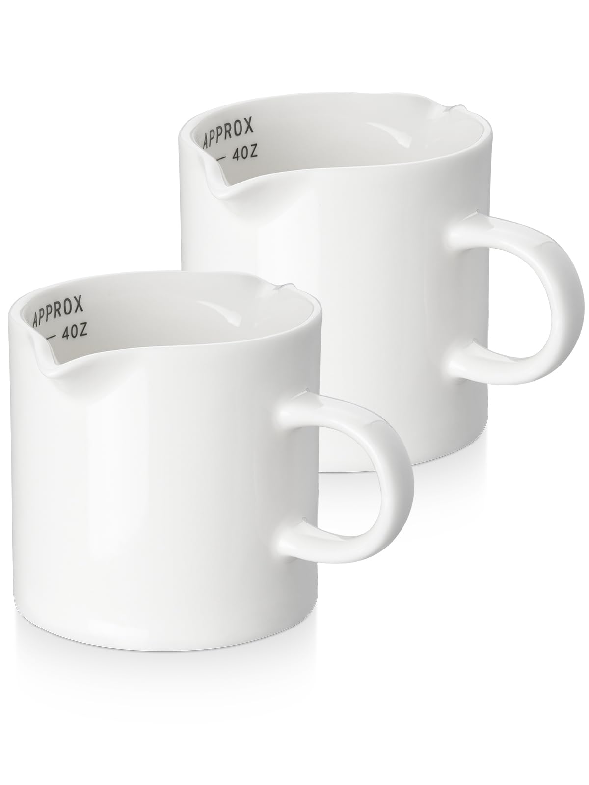 Amazon.com | ABRUTY Espresso Cups, 5 OZ Ceramic Double Spouts Cups