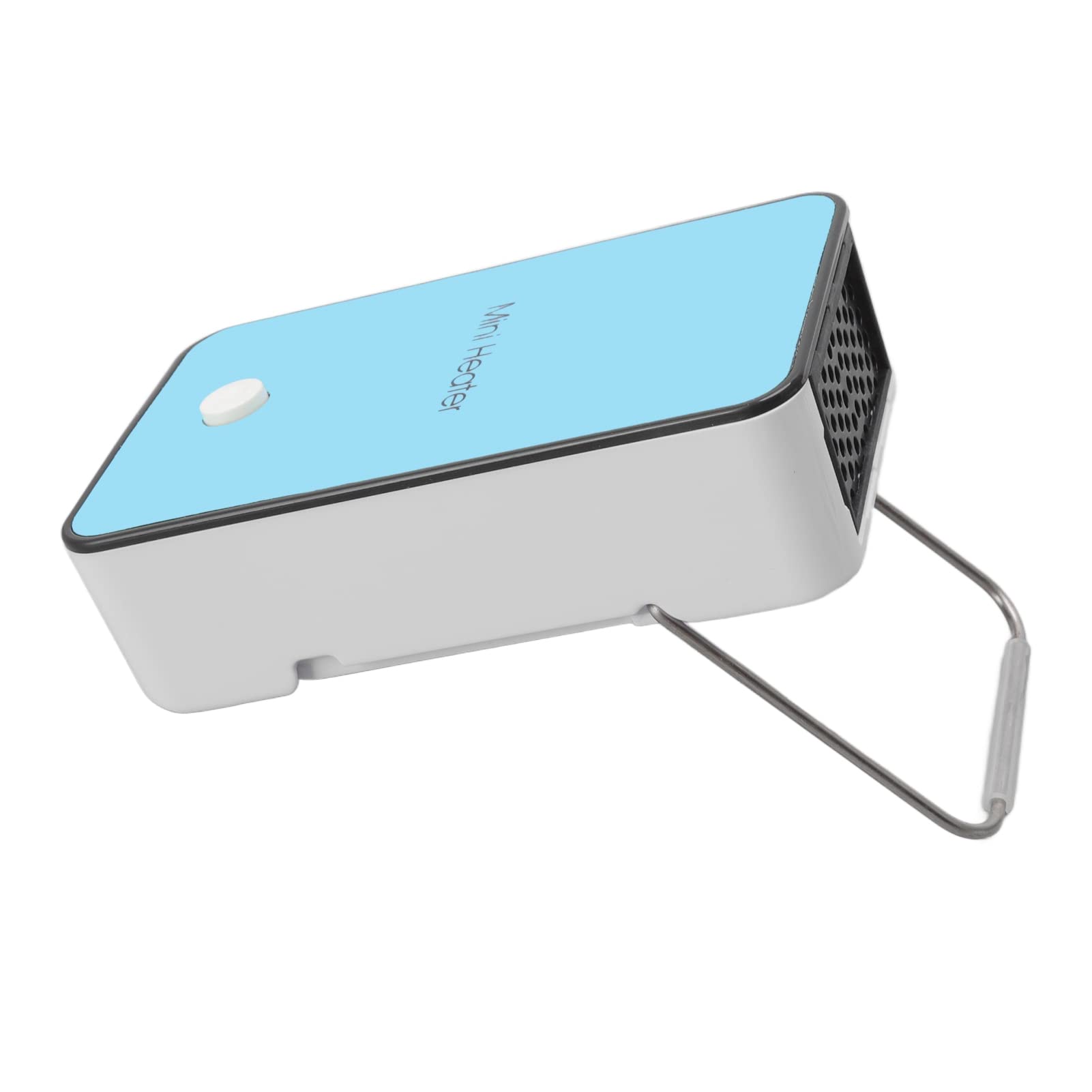 DAWH Mini Heater, Low Noise Blue Freestanding Power Supply Portable Heater for Office (UK Plug 220V)