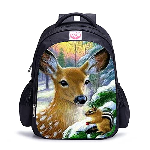 Sac à dos scolaire grand compartiment 16 pouces pour ranger grands cahiers A4
