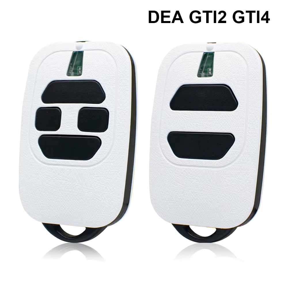 Mando a distancia compatible para puerta de garaje, 433,92 MHz, compatible con DEA GTI2/4, GT2/4, Mio TR2/4, Mio TR2N/4N, 3 unidades