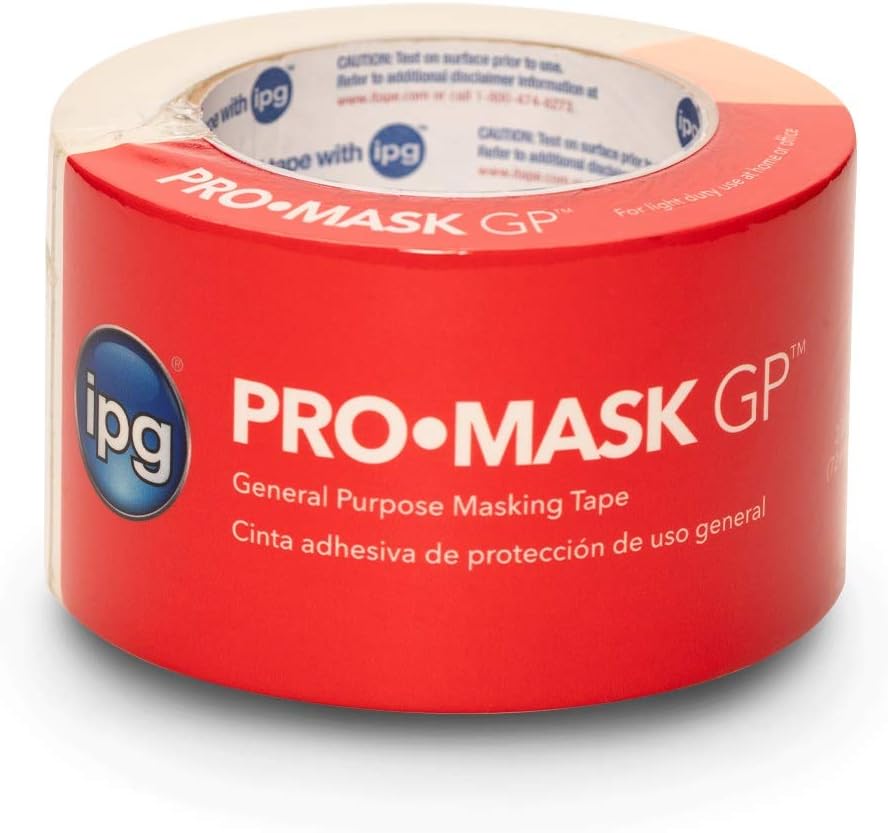 IPGProMask GP, General Purpose Masking Tape, 2.83" x 60 yd (Single Roll)
