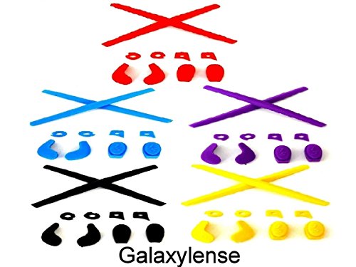 Nose Pads & Earsocks Rubber Kits For Oakley Juliet Black/Blue/Red/Yellow/Purple2