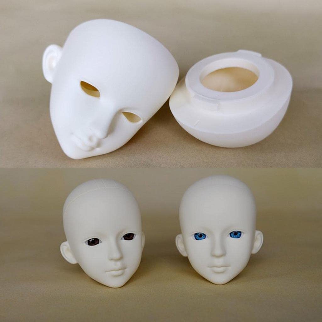 Amazon | JWQFBC 60cmの1/3ドールヘッドアイズDIYカスタム, ブルーアイ